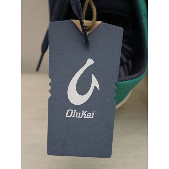 OluKai 10514-548Z Men' s Sz 10.5 Navy Blue/Bamboo Punini Casual Shoes - Picture 9 of 11